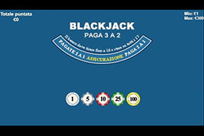 Blackjack su William Hill casinò mobile
