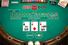 Il gioco Red Dog del casinò CasinoMania.