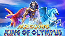 La slot jackpot Age of the Gods: King of Olympus di Playtech.