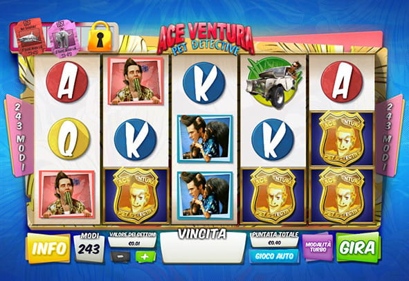 La slot machine della Playtech Ace Ventura.