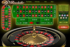La Roulette 3D Premium di Casinò.com.