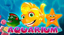 Il logo della slot Aquarium.
