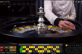 Il tavolo della Roulette Black & Yellow presente sul casinò live bwin.