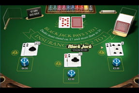 Il blackjack per device mobili del casinò CasinoMania.