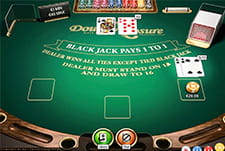 Il Double Exposure blackjack offerto dal casinò CasinoMania.