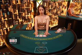 Three Card Poker su GoldBet casinò live.