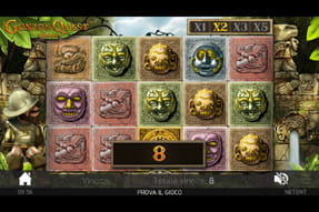 La slot machine targata NetEnt Gonzo's Quest presente sulla piattaforma mobile Gioco Digitale.