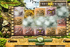 Una partita con la slot Gonzo's Quest del casinò CasinoMania.