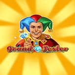 Il logo della slot Grand jester.