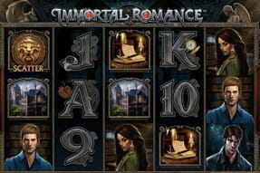 La slot Immortal Romance della piattaforma mobile Voglia di Vincere casinò.