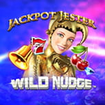 Il logo della slot jackpot Jester Wild Nudge.