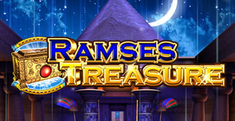 Il logo della famosa slot Ramses Treasures.