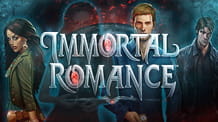 Il logo della slot Immortal Romance.