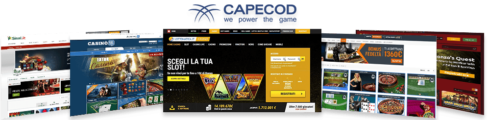 Homepage di alcuni dei migliori casinò Capecod.