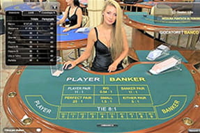 Il Mini Baccarat del casinò live Sisal