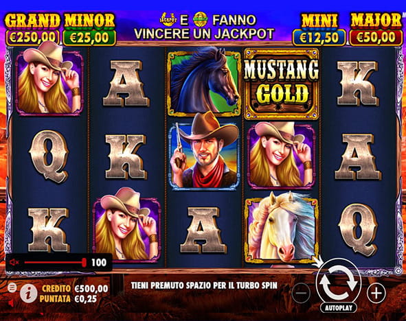 Mustang Gold play