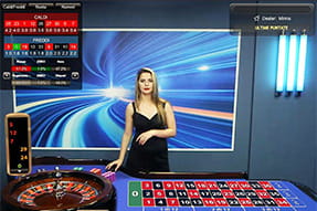 La roulette live Nefertiti del casinò live SNAI