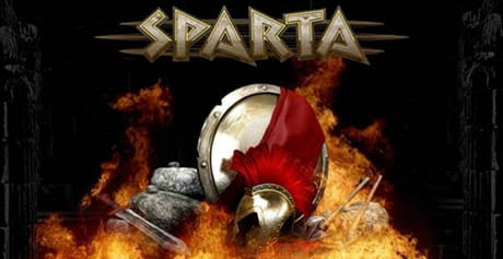 I personaggi principali della slot machine 'Sparta'.