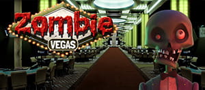 I protagonisti della slot 'Zombie Vegas' e il logo di CasinoMania.