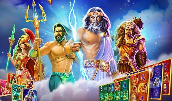 Le principali divinità protagoniste del gioco slot Age of the Gods offerto da Playtech.