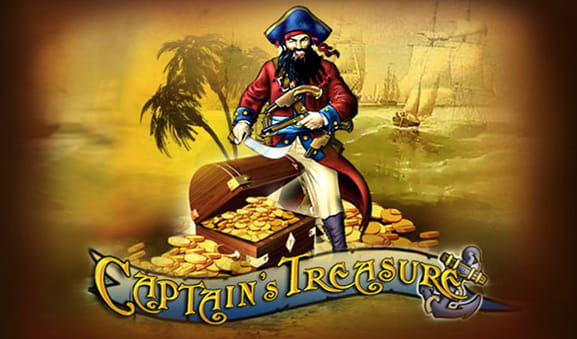Il pirata, unico personaggio della slot Captain's Treasure dello sviluppatore Playtech.