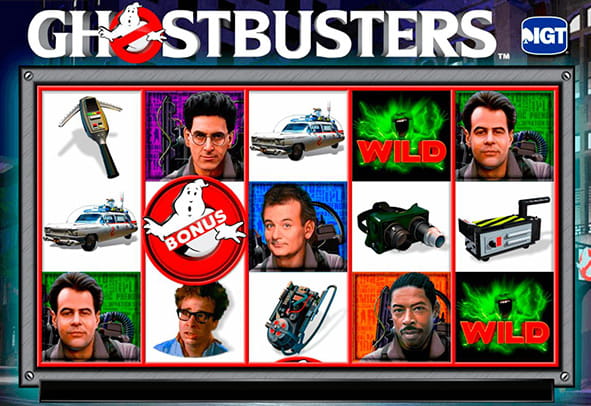 Il gameplay della slot Ghostbuster targata IGT.
