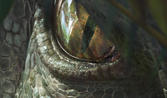 Il logo della slot online Jurassic World prodotta da Microgaming.