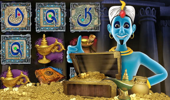 Il Genio della Lampada protagonista della slot Millionaire Genie di Random Logic.