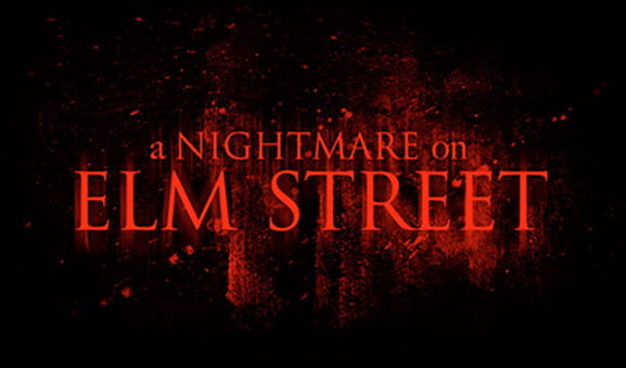 Logo del film A Nightmare on Elm Street, che ha ispirato l'omonima slot Random Logic.