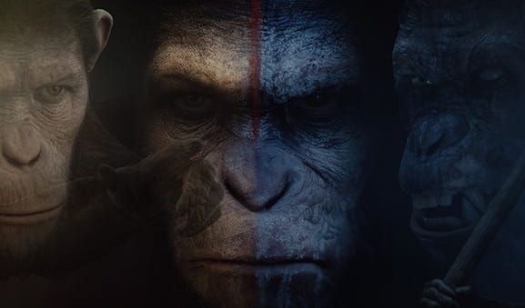 Il logo della slot Planet of the Apes prodotta da NetEnt.