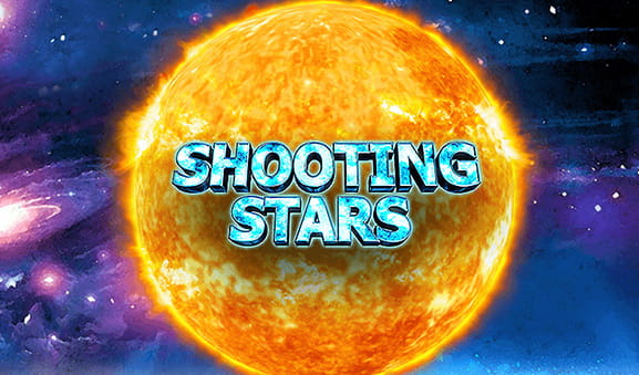 Il logo della slot machine online Shooting Stars targata Novomatic.