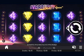 La famosissima Starburst anche su 888casino mobile