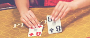 Un tavolo baccarat live