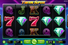 La slot Twin Spin della piattaforma mobile AdmiralBET.